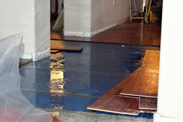Professional Water Damage Restoration technician working in Hopewell, VA